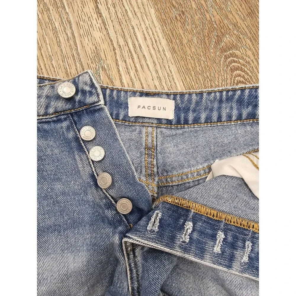 Pacsun Women’s High Rise Festival Short Size 25 - Picture 2 of 10